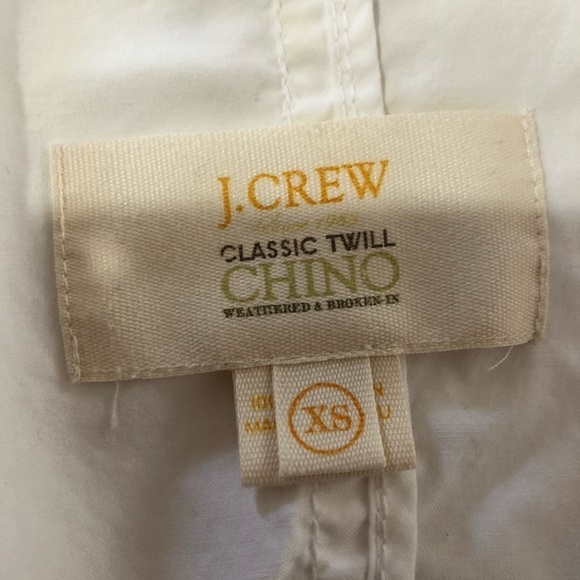 J. CREW twill CHINO weathered &broken-in jacket - Picture 8 of 15